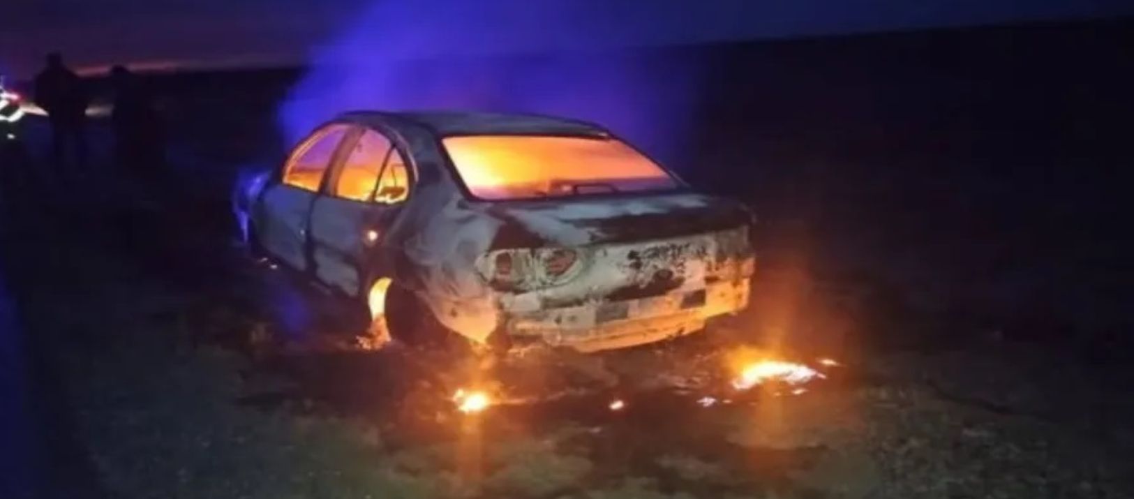 Imagen de la noticia: Ruta 22: venía para Bahía y el auto se le prendió fuego
